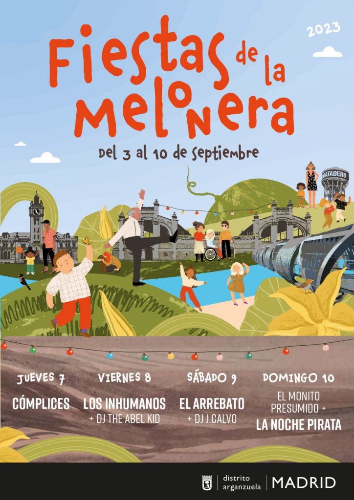 Cartel de las fiestas de La Melonera 2023
