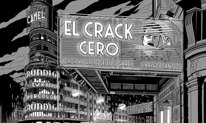 Detalle del cartel de la película El crack cero