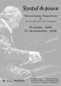 Concierto de piano con Josué Bonnín de Góngora