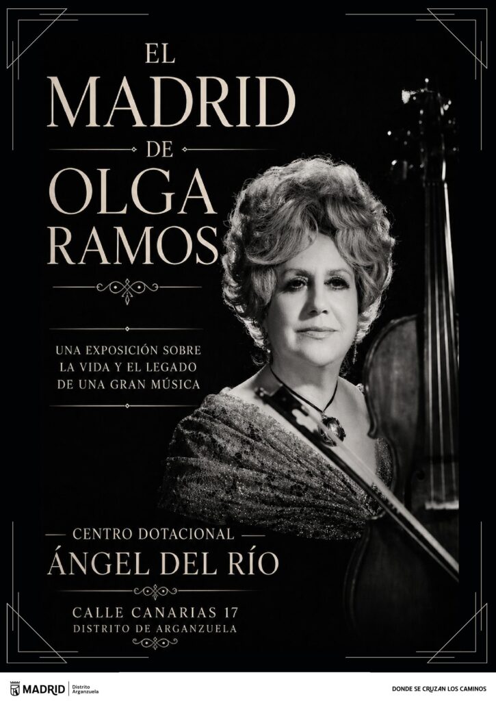 Cartel de la exposición 'El Madrid de Olga Ramos'