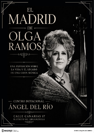 Cartel de la exposición 'El Madrid de Olga Ramos'