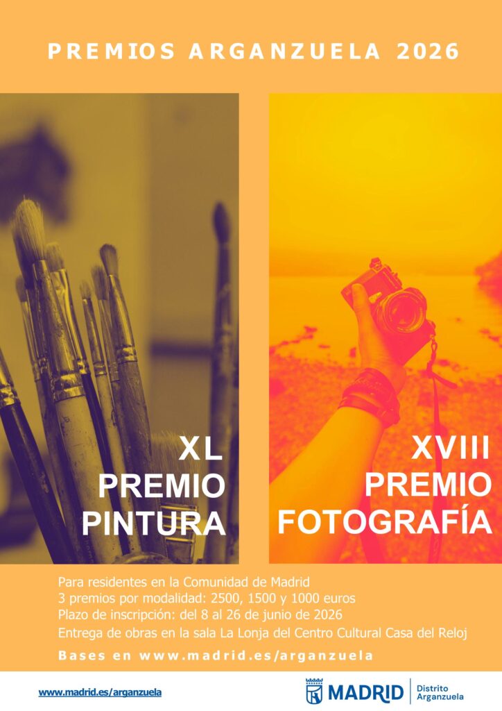 Cartel de los premios XL Edición de Pintura y XVIII Edición de Fotografía
