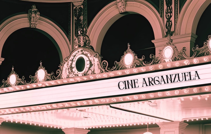 Marquesina de entrada al Cine Arganzuela