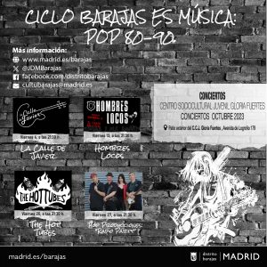 Cartel 'Barajas es música'