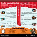 Cartel espectáculos en familia en Barajas