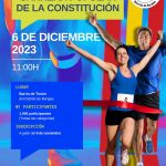 Cartel Carrera de la Constitución de Barajas