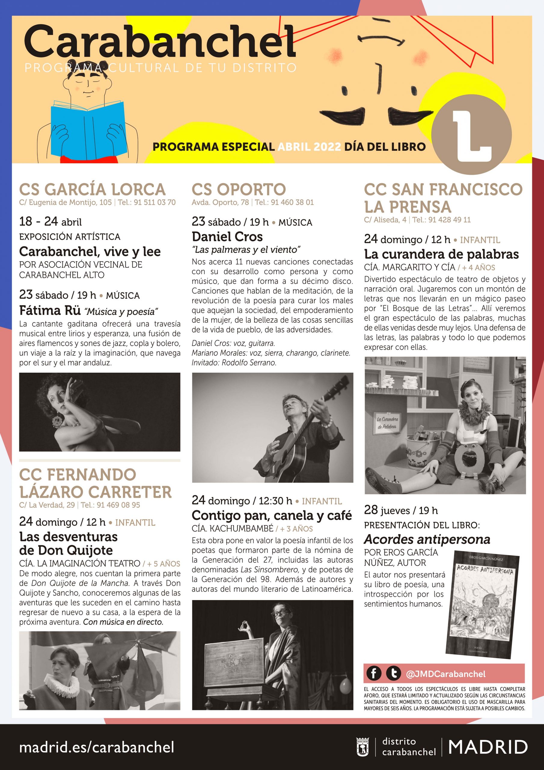 Días de danza y libros para disfrutar el doble – Carabanchel