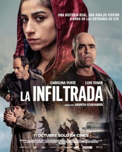 Cartel de la película la infiltrada con los personajes posando