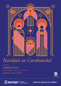 Cartel de la Cabalgata de Reyes de Carabanchel 2026