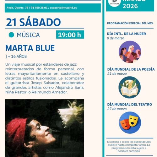 Cartel Marta Blue