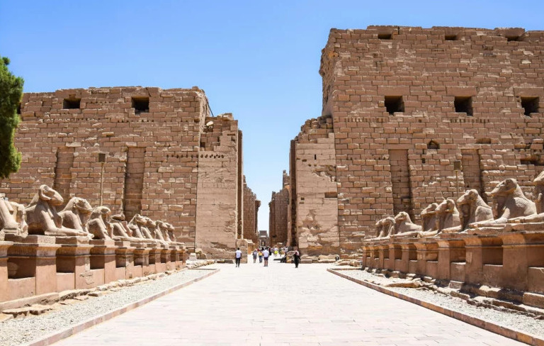 Templo de Karnak. Unas ruinas egipcias