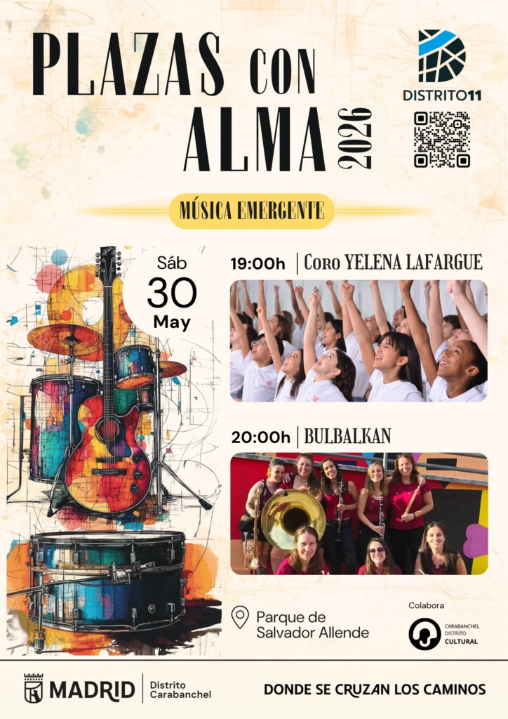 Cartel de Plazas con Alma