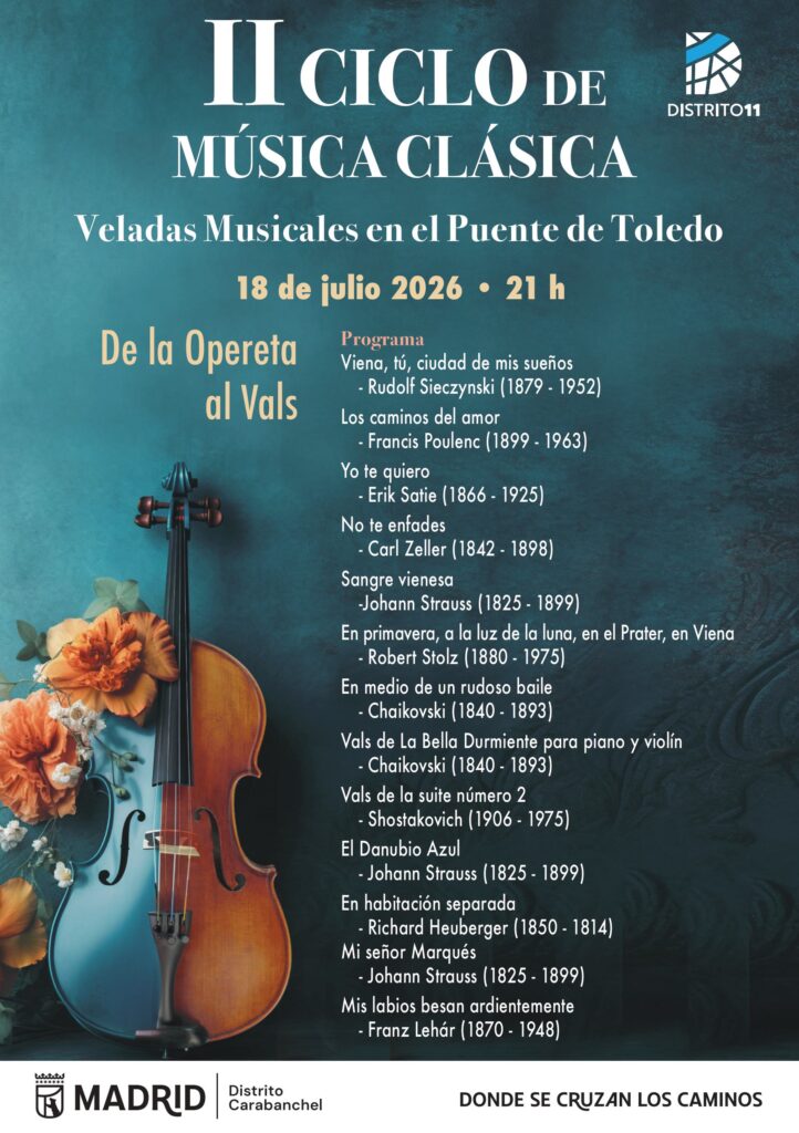 Cartel de la velada en el Puente de Toledo