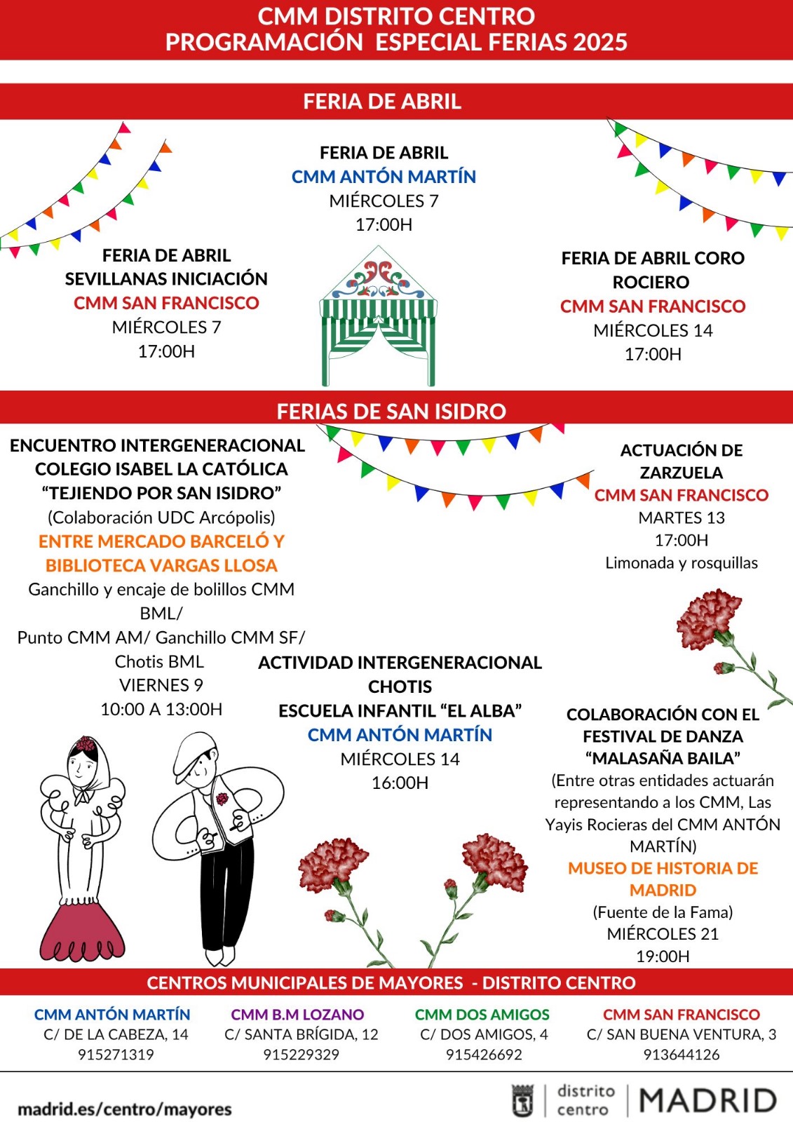 Programación especial de Feria de Abril y San Isidro