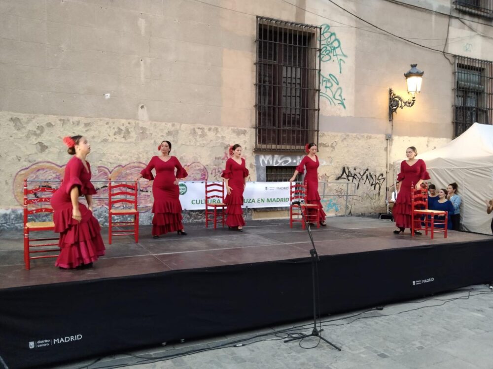 Mujeres de flamenco
