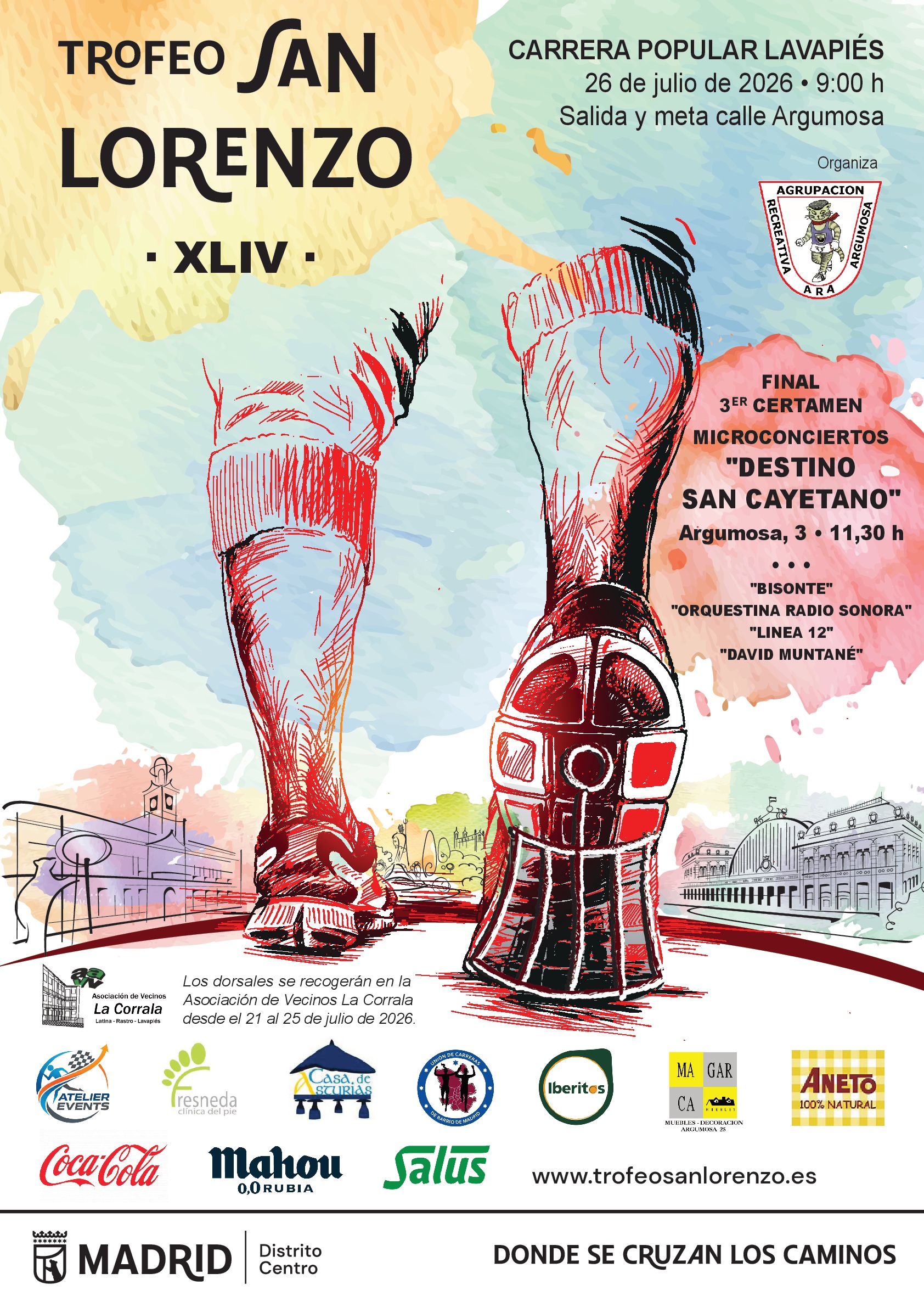 cartel carrera popular Trofeo San Lorenzo