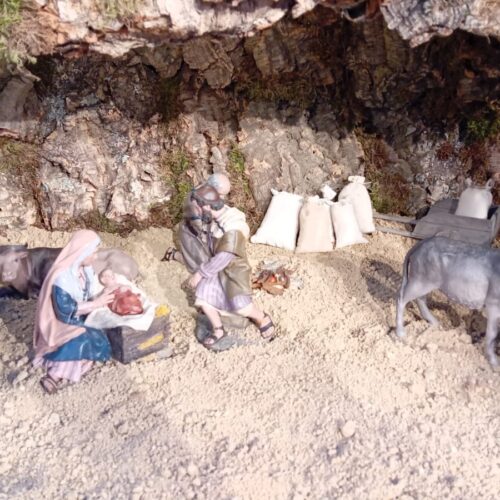 Escena del nacimiento del belén del Centro Cultural Nicolás Salmerón