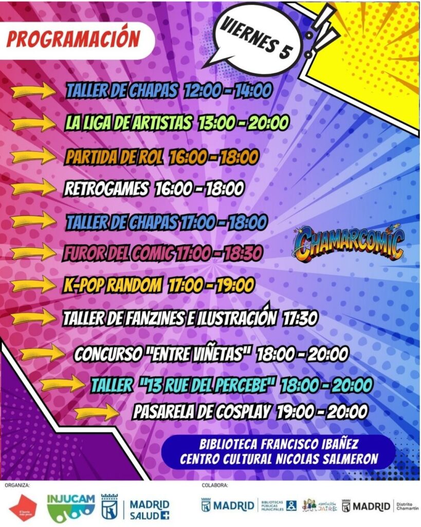 Día 5 del salón de comic chamarcomic