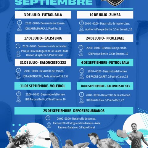 Programación de julio y septiembre de la noche que más renta