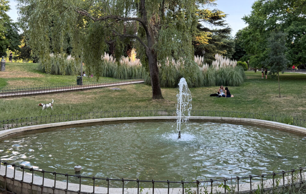 Fuente del parque de Berlín