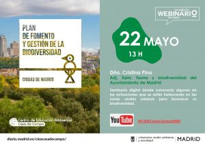 WEBINARIO: Plan de biodiversidad urbana de Madrid