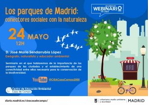 WEBINARIO: Los parques de Madrid: conectores sociales con la naturaleza