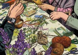 Taller: Sacos de aromáticas