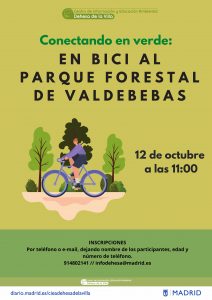 Conectando en verde: en bici al Parque Forestal de Valdebebas @ CIEA Dehesa de la Villa