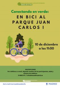 Conectando en verde: en bici desde la Dehesa al Parque Juan Carlos I @ CIEA DEHESA DE LA VILLA