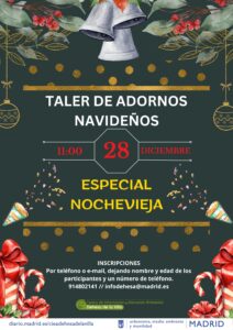 Taller de adornos navideños. Especial Nochevieja @ CIEA Dehesa de la Villa