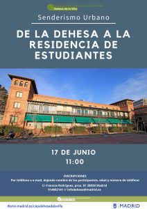 Senderismo urbano: desde la Dehesa a la Residencia de Estudiantes @ CIEA Dehesa de la Villa