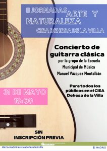 Concierto de Guitarra Clásica @ CIEA Dehesa de la Villa