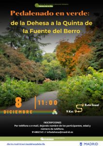 Pedaleando en verde: ruta en bici desde la Dehesa a la Quinta de la Fuente del Berro @ CIEA Dehesa de la Villa