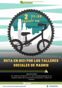 Ruta en bici por los talleres sociales de Madrid @ CIEA Dehesa de la Villa
