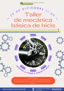 TALLER DE MECÁNICA BÁSICA DE BICIS @ CIEA Dehesa de la Villa