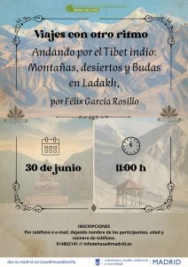 Viajes con Otro Ritmo: Andando por el Tíbet indio: Montañas, desiertos y Budas en Ladakh @ CIEA Dehesa de la Villa