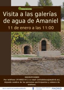 Visita a las galerías de agua de Amaniel @ CIEA DEHESA DE LA VILLA