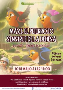 Maxi, el petirrojo sensible de la Dehesa de la Villa @ CIEA Dehesa de la Villa