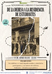 Senderismo urbano: desde la Dehesa a la Residencia de Estudiantes @ CIEA Dehesa de la Villa