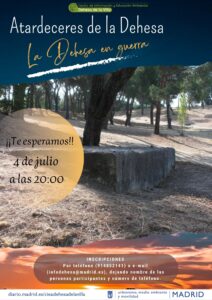 Atardeceres en la Dehesa: La Dehesa en guerra @ CIEA Dehesa de la Villa