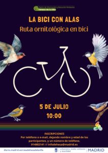La bici con plumas: ruta ornitológica en bici @ CIEA Dehesa de la Villa