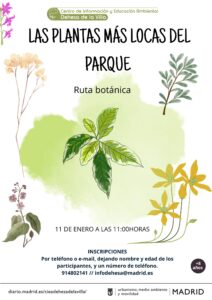 RUTA BOTÁNICA:LAS PLANTAS MÁS LOCAS DEL PARQUE @ CIEA Dehesa de la Villa