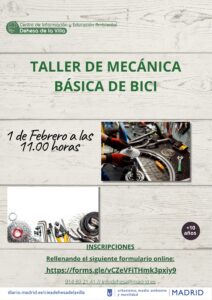 TALLER DE MECÁNICA CICLISTA BÁSICA @ CIEA Dehesa de la Villa
