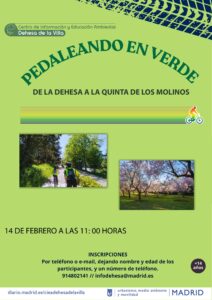 PEDALEANDO EN VERDE. DE LA DEHESA DE LA VILLA A LA QUINTA DE LOS MOLINOS @ CIEA Dehesa de la Villa