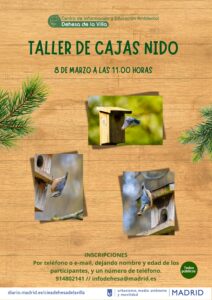 Taller de cajas nido @ CIEA Dehesa de la Villa