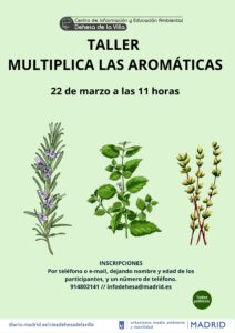 Taller: Multiplica las aromáticas @ CIEA Dehesa de la Villa