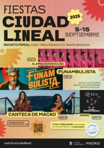 Cartel Fiestas de Ciudad Lineal