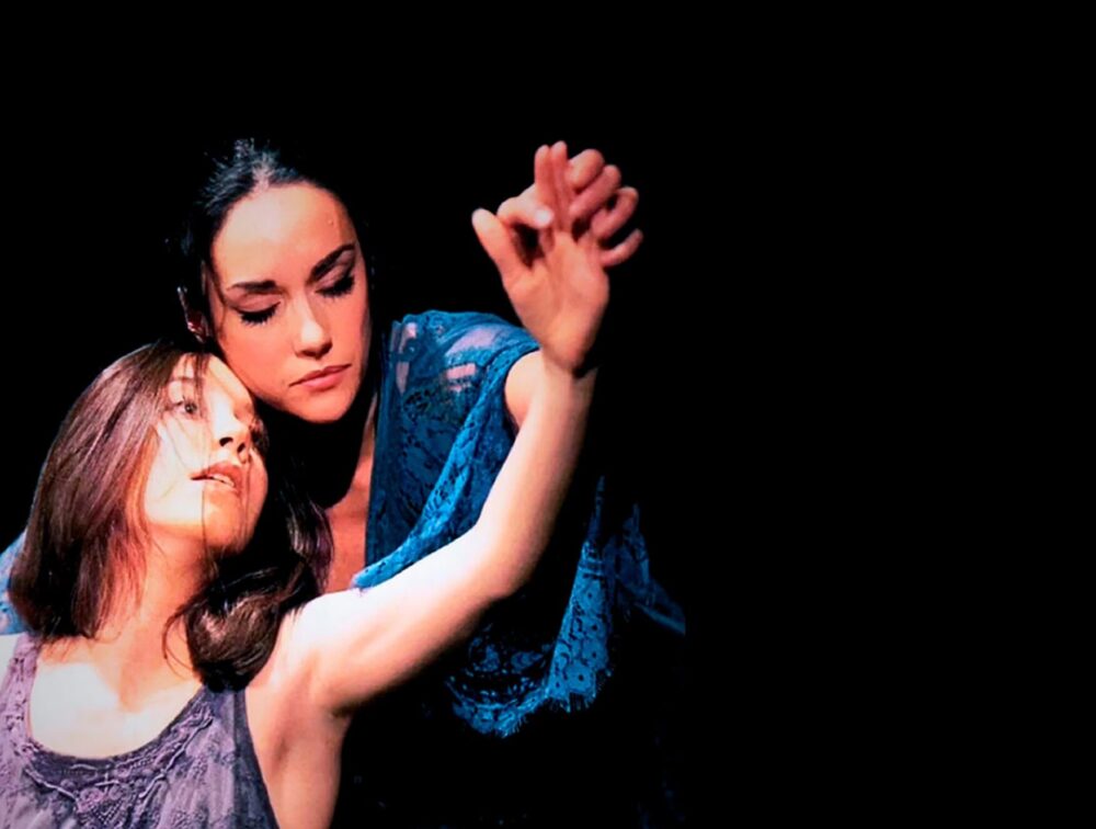 Dos mujeres, espectáculo Vestidas de mar