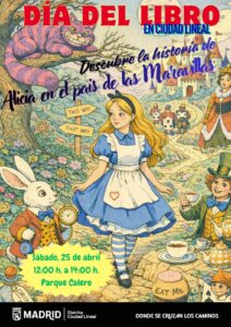 Cartel de la celebración del Día del Libro en Ciudad Lineal en 2026