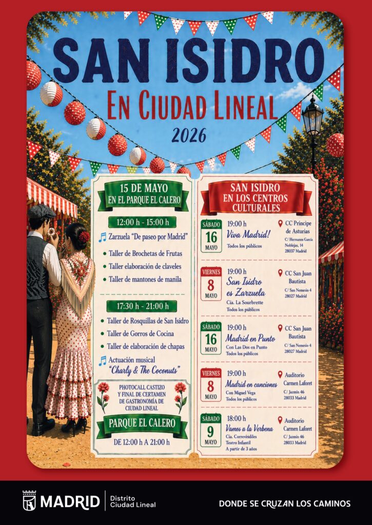 Cartel de San Isidro en Ciudad Lineal en 2026